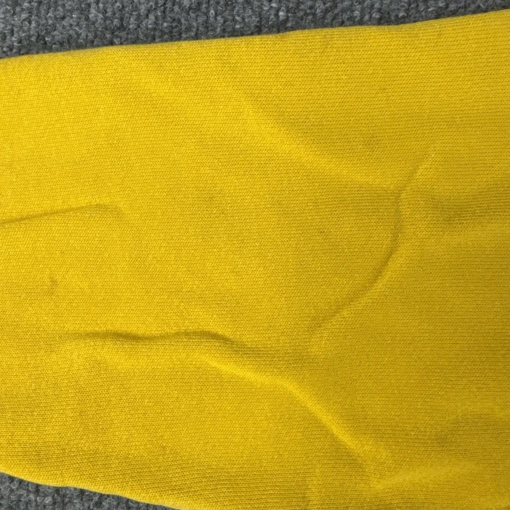VINTAGE 80s LSU Tigers Sweatshirt Mens S? Yellow Pullover Crewneck Raglan Boxy